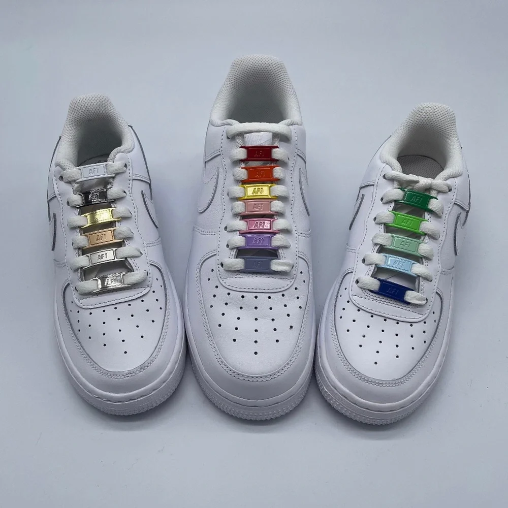 Nike orange flower Air Force 1s multiple sizes available - Picture 11 of 11